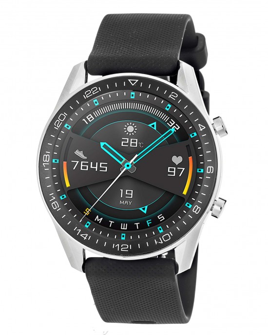 3GUYS Smartwatch Black Silicone Strap 3GW2591