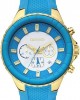 BREEZE Air Hollywood Chrono Blue Rubber Strap 110091.4
