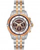 BREEZE Divinia Crystals Chronograph Two Tone Stainless Steel Bracelet 712311.5