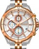 BREEZE Empressa Crystals Chronograph Two Tone Stainless Steel Bracelet 712191.4