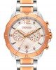 BREEZE Prestinia Crystals Two Tone Stainless Steel Chronograph 712281.6