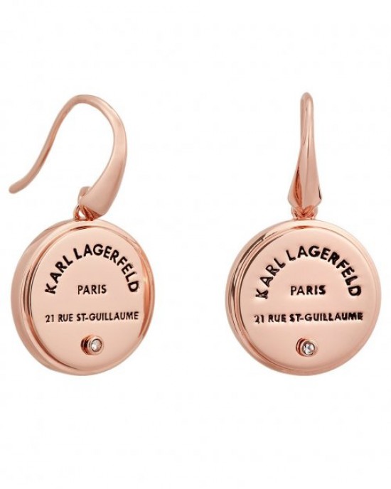Karl Lagerfeld σκουλαρίκια από ορείχαλκο με Swarovski 5545290
